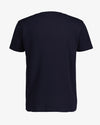 Bawełniany t-shirt męski z okrągłym kołnierzykiem regular fit