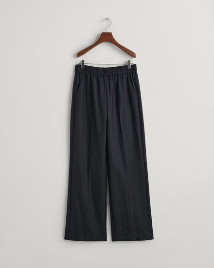 Spodnie damskie relaxed fit czarne