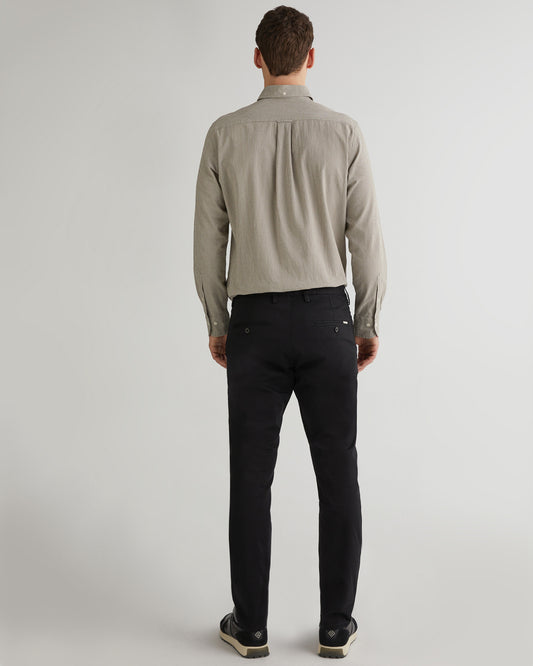 Spodnie męskie slim fit czarne
