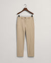 Spodnie damskie slim fit beżowe