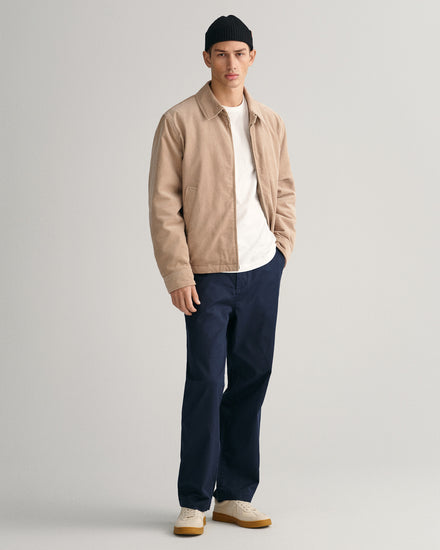 T-shirt męski z okrągłym kołnierzykiem regular fit biały