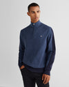 Sweter melanżowy Half-Zip