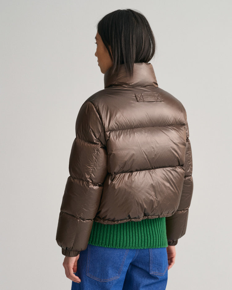 Kurtka puchowa z wcięciem