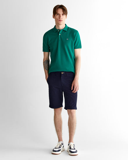 Męski regular fit w paski polo