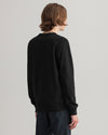 Bluza męska z nadrukiem regular fit czarna