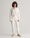 Spodnie damskie slim fit beżowe