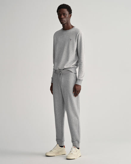 Spodnie dresowe męskie relaxed fit szare
