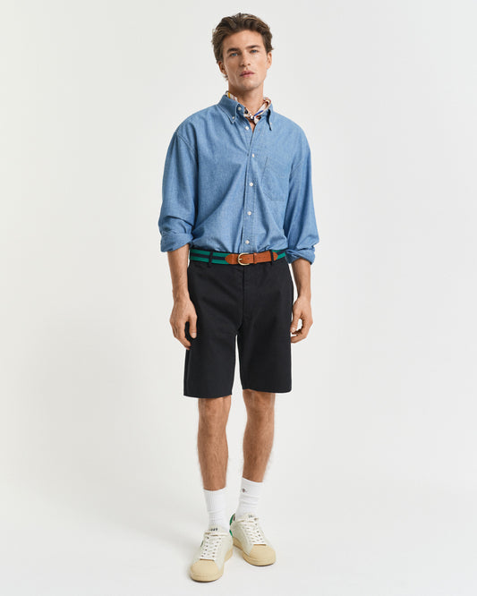 Szorty męskie relaxed fit czarne