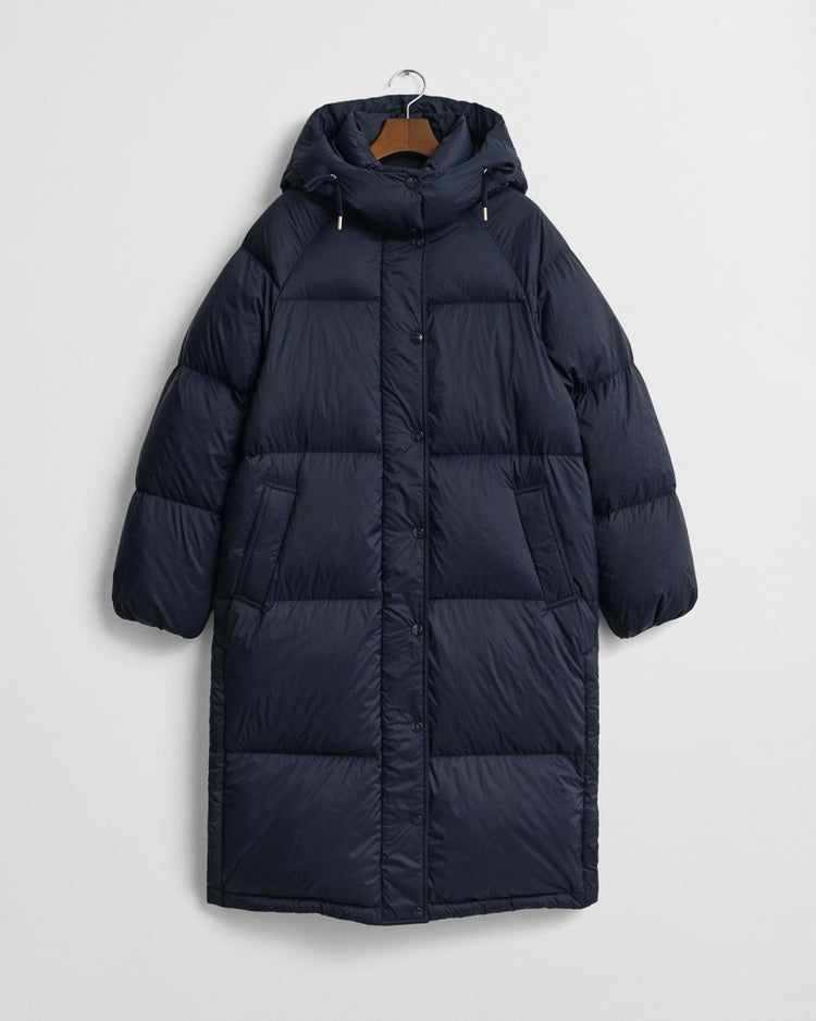 Kurtka damska z kapturem relaxed fit granatowa