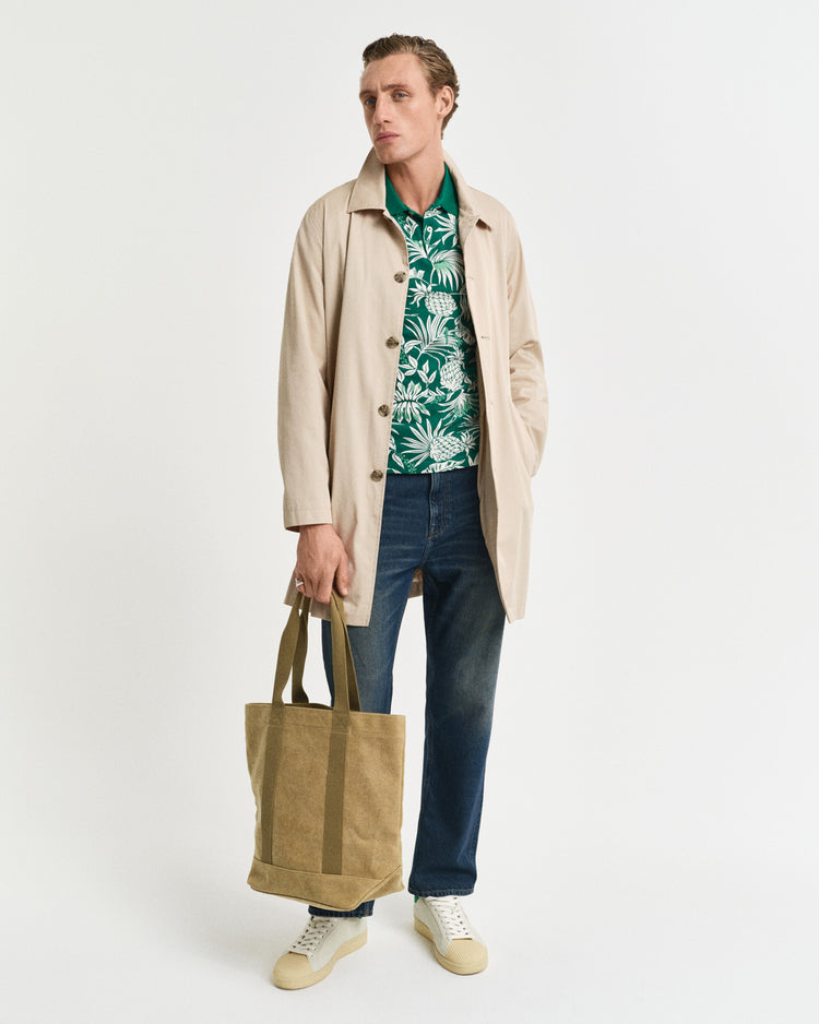 Polo męskie z krótkim rękawem regular fit zielone