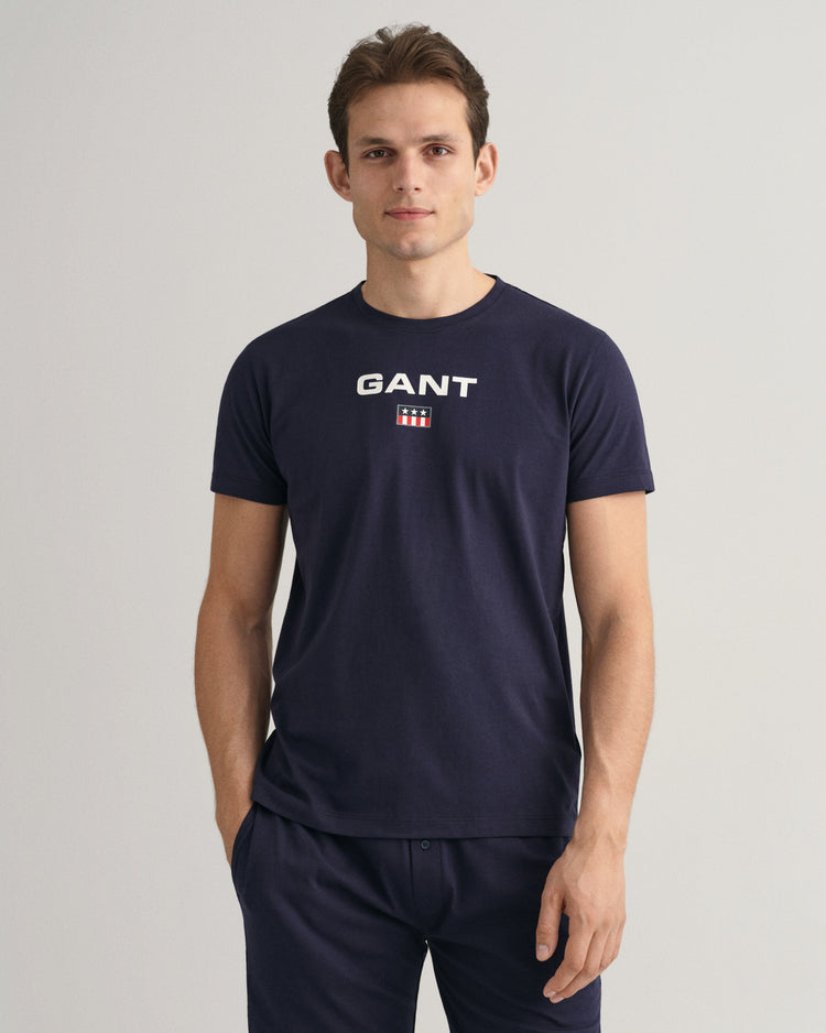 Dżersejowy T-shirt z okrągłym dekoltem