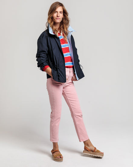 Granatowa kurtka damska