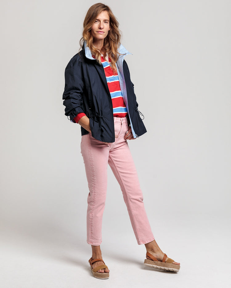 Granatowa kurtka damska