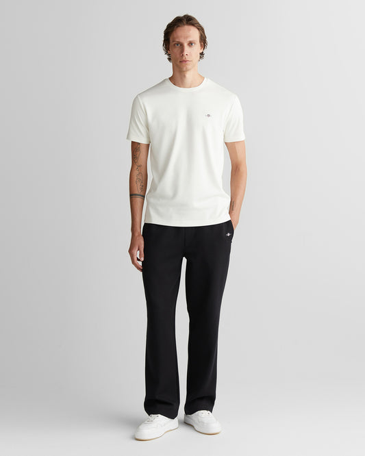 Spodnie dresowe męskie regular fit czarne