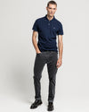 Spodnie męskie slim fit szare
