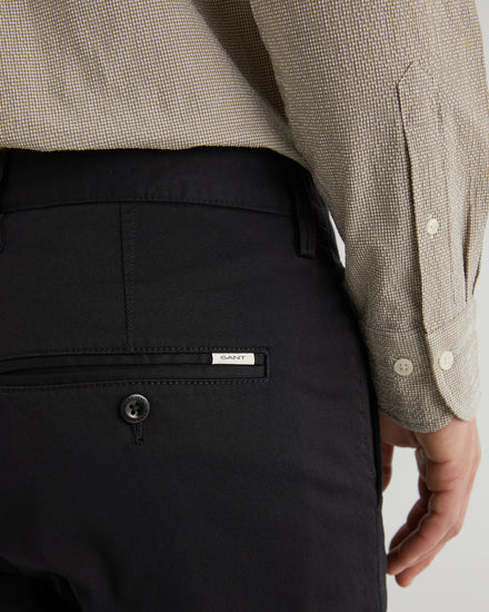 Spodnie męskie slim fit czarne