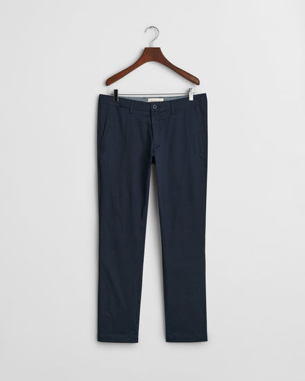 Spodnie męskie slim fit granatowe
