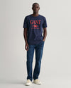 T-shirt z motywem Retro Crest