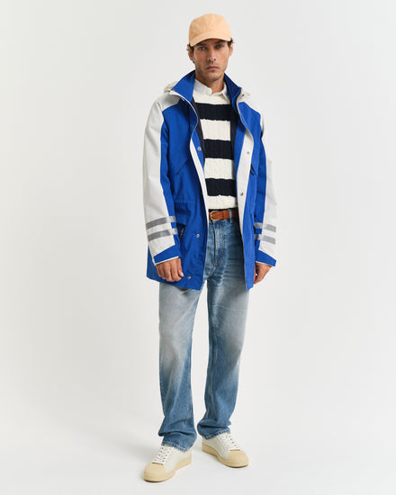 Spodnie męskie straight fit niebieskie