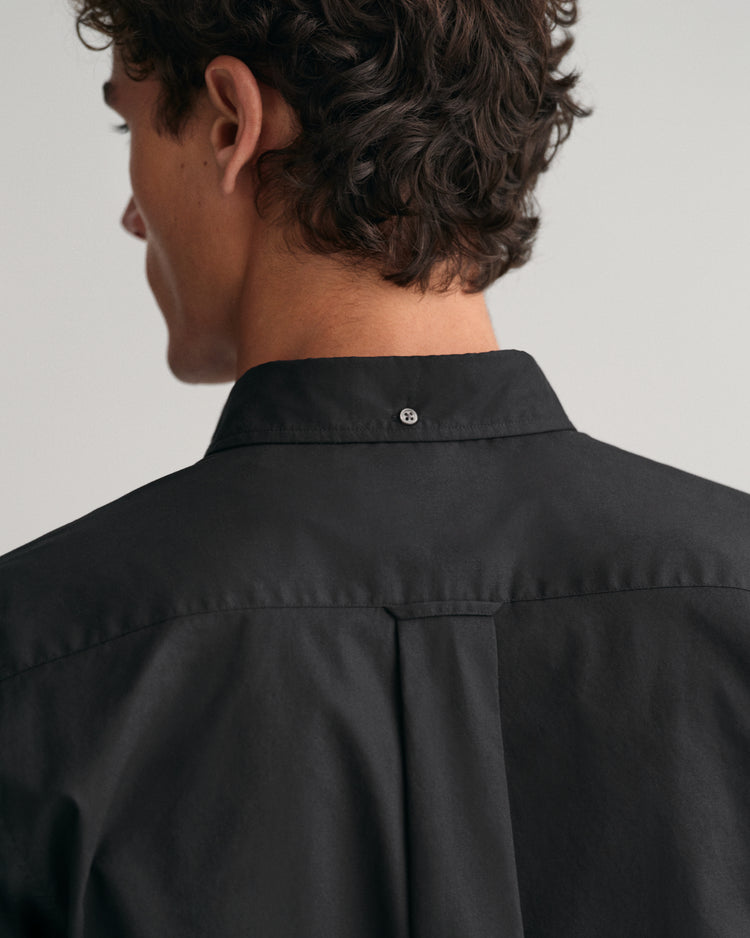 Koszula męska z długim rękawem regular fit czarna