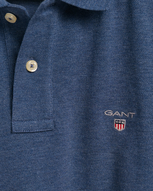Bawełniane polo męskie z krótkim rękawem regular fit