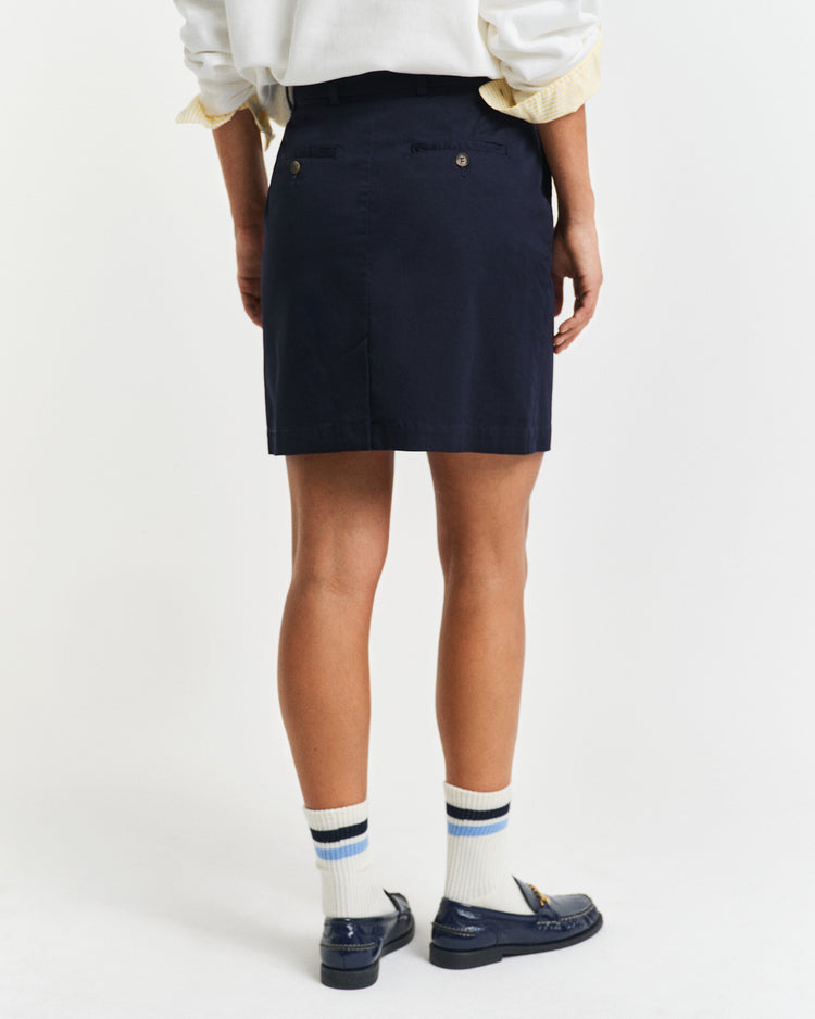 Spódnica damska regular fit niebieska