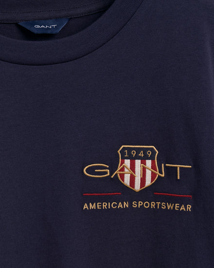 Bawełniana koszulka damska z nadrukiem i okrągłym kołnierzykiem regular fit