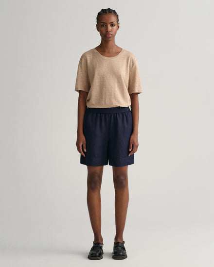 Szorty damskie relaxed fit granatowe