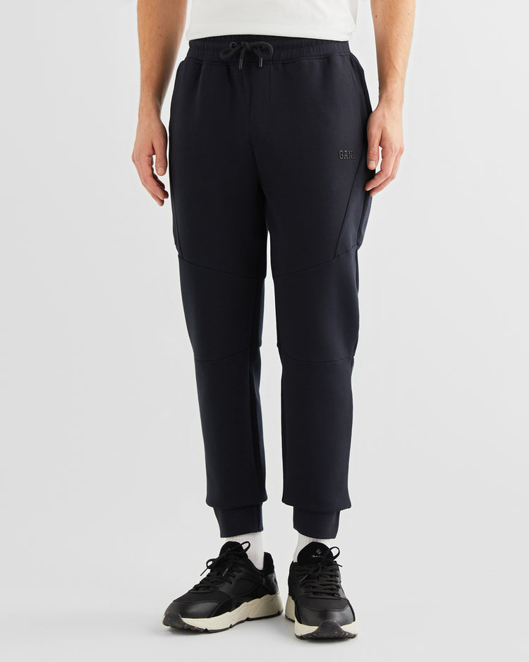 Spodnie dresowe męskie regular fit czarne