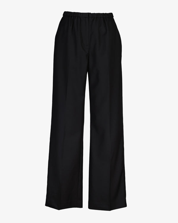 Spodnie damskie relaxed fit czarne