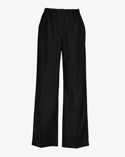 Spodnie damskie relaxed fit czarne