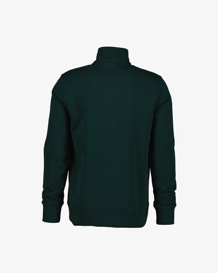 Bluza męska z zamkiem regular fit zielona