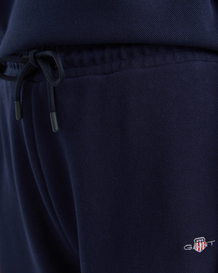 Spodnie dresowe damskie regular fit granatowe