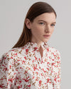 Damska koszula z nadrukiem pąka róży