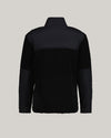 Bluza męska z zamkiem z nadrukiem relaxed fit czarna