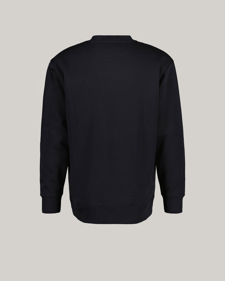 Bluza z okrągłym dekoltem i nadrukiem Crest