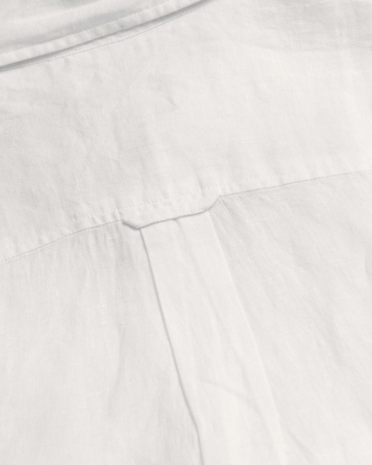 Koszula z lnianej tkaniny chambray regular fit