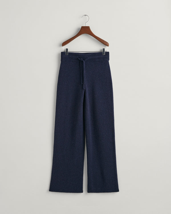 Spodnie damskie regular fit granatowe