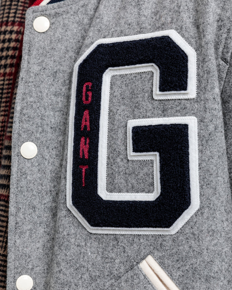 Kurtka męska zapinana na guziki z długim rękawem regular fit szara