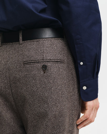 Koszula męska z długim rękawem regular fit granatowa