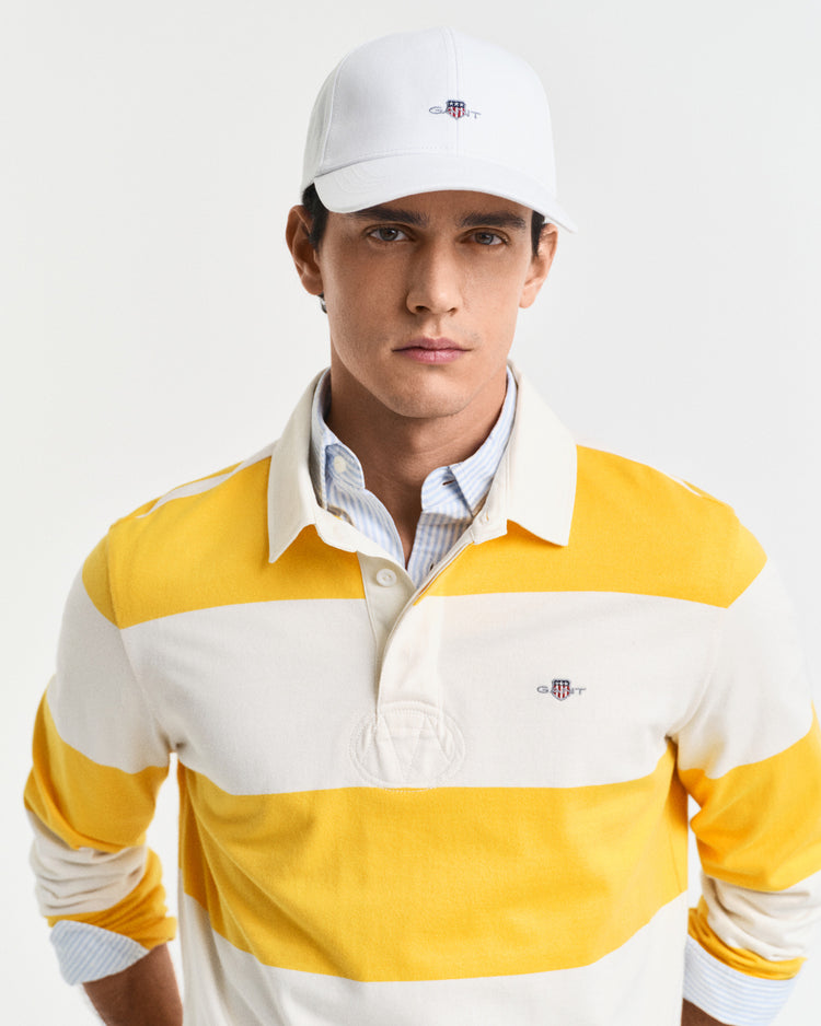 Bawełniana czapka z daszkiem unisex biała