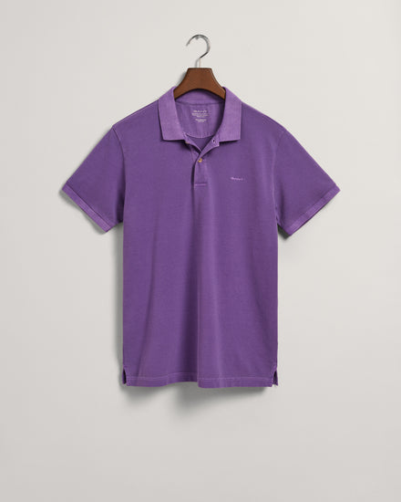 Męska fioletowa polo regular fit