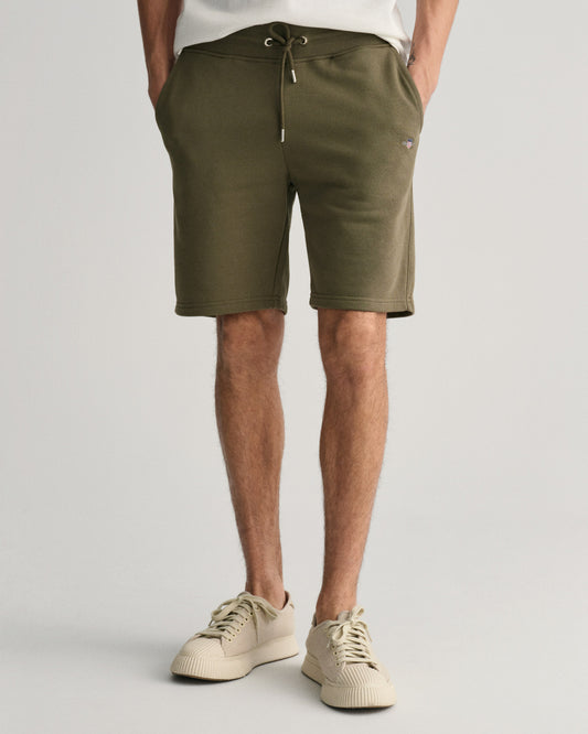 Szorty męskie regular fit zielone
