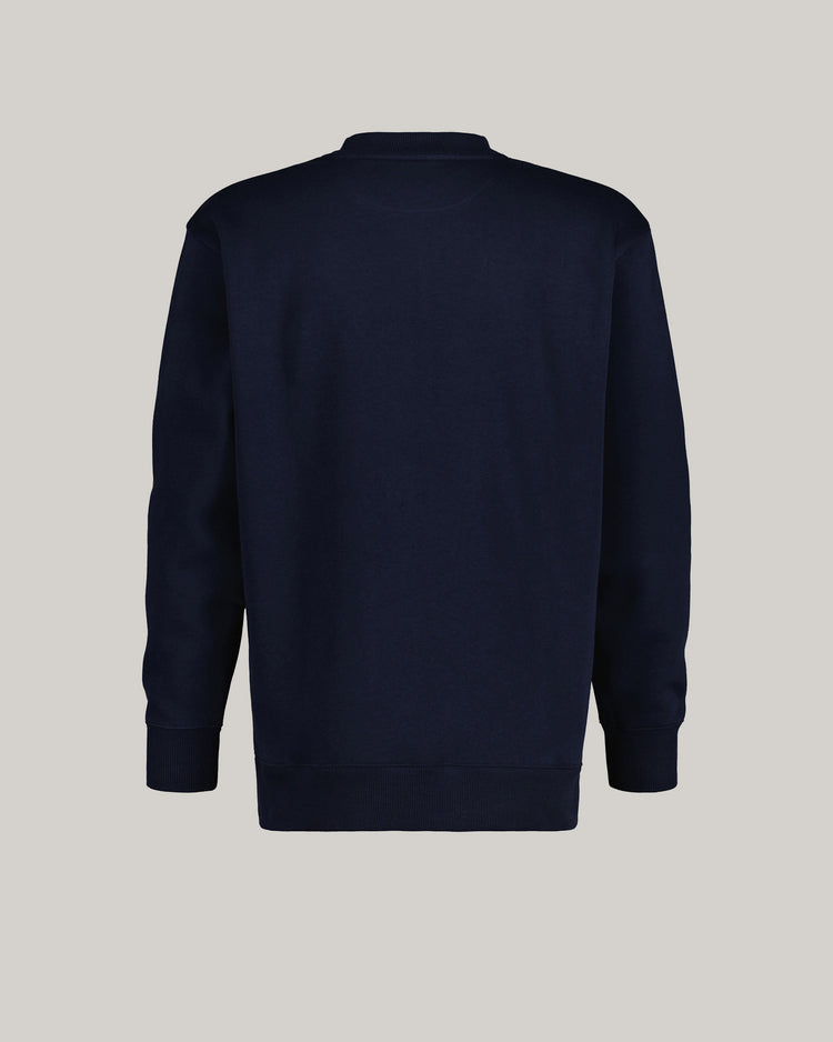 Bluza z okrągłym dekoltem i nadrukiem Crest