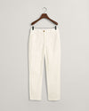 Spodnie damskie slim fit beżowe