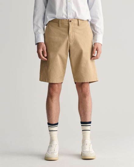 Szorty męskie relaxed fit beżowe