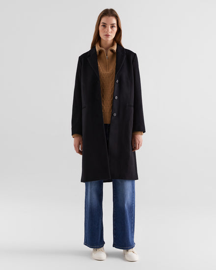 Kurtka damska z klasycznym kołnierzem i długim rękawem regular fit