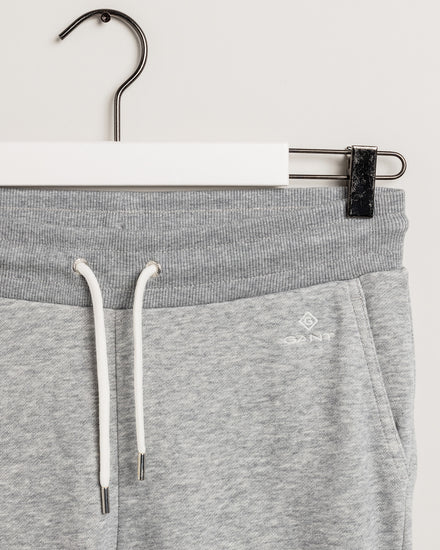 Spodnie dresowe damskie slim fit szare