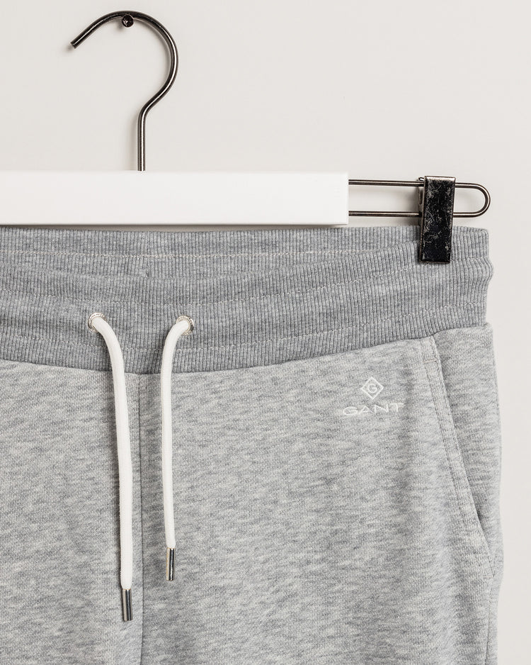 Spodnie dresowe damskie slim fit szare