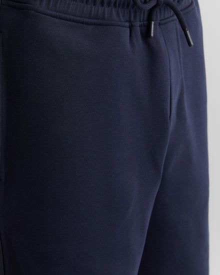 Szorty męskie z nadrukiem regular fit granatowe